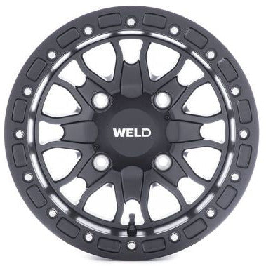 Weld UTV RF Series Raptor U500 14x8 Raptor Beadlock 4x156 4BS Satin BLK Weld Wheels - Cast