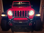 Oracle Oculus Bi-LED Projector Headlights for Jeep JL/Gladiator JT - Matte Blk - 5500K