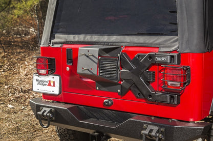 Rugged Ridge Spartacus HD Tire Carrier Whl Mount 87-06 YJ/TJ Rugged Ridge Spare Tire Carriers