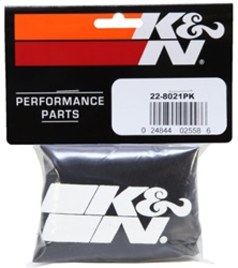 K&N Precharger Air Filter Wrap Black Universal Polyester 6in. Height 7in. Inside Diameter