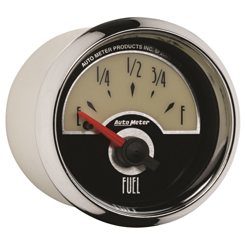 AutoMeter Gauge Fuel Level 2-1/16in. 0 Ohm(e) to 90 Ohm(f) Elec Cruiser AutoMeter Gauges