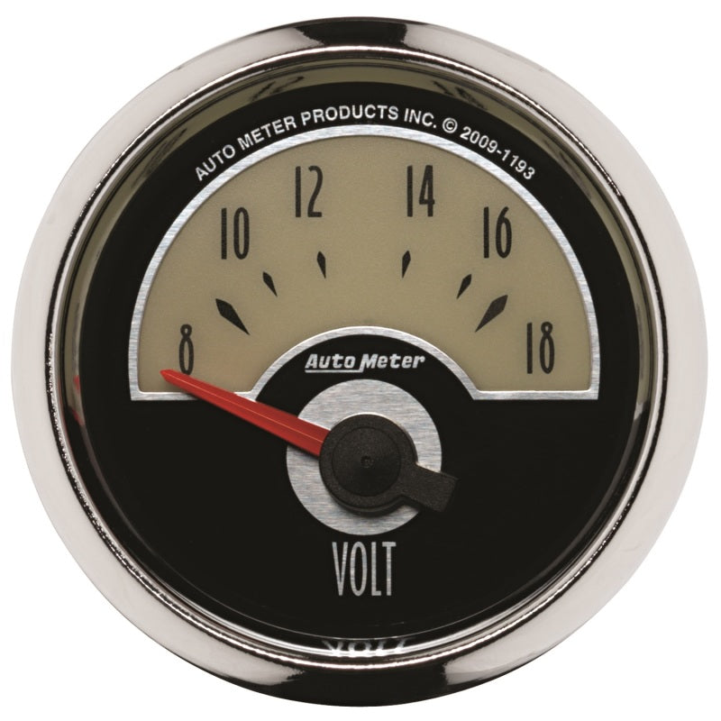 Autometer Cruiser Voltmeter 2 1/16in 18V Electric Gauge AutoMeter Gauges