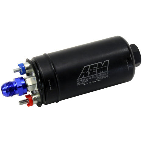 AEM 380LPH High Pressure Fuel Pump -6AN Female Out, -10AN Female In AEM Fuel Pumps