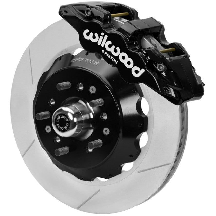 Wilwood 70-81 FBody/75-79 A&XBody AERO6 Frt BBK 14in Rtr Blk Calipers Use w/ Pro Drop Spindle Wilwood Big Brake Kits