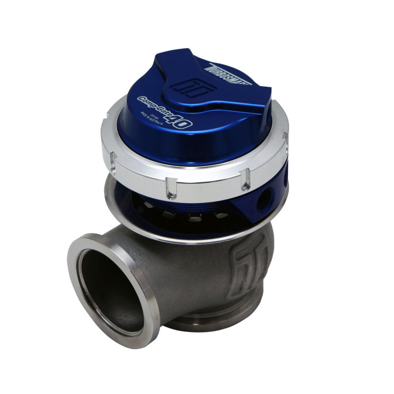 Turbosmart WG40 Gen V Comp-Gate 40mm - 14 PSI Blue Turbosmart Wastegates