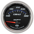 Autometer Cobalt 66.7mm 140-300 Degree F Electric Oil Temperature Gauge AutoMeter Gauges