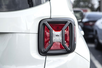 Rugged Ridge 15-18 Jeep Renegade BU Black Tail Light Euro Guards Rugged Ridge Light Covers and Guards