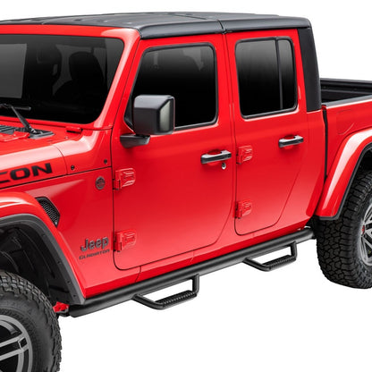 Rugged Ridge Spartan Nerf Bar Black 2020 Jeep Gladiator JT Rugged Ridge Nerf Bars