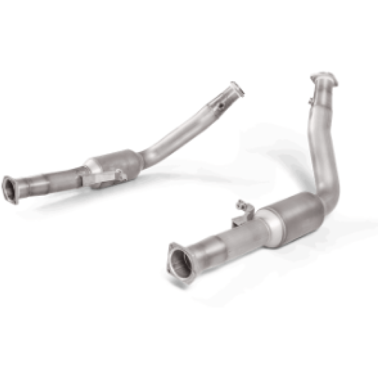 Akrapovic 15-17 Mercedes Benz G63 AMG (W463) DownPipes w/ Cats (SS) Akrapovic Downpipes