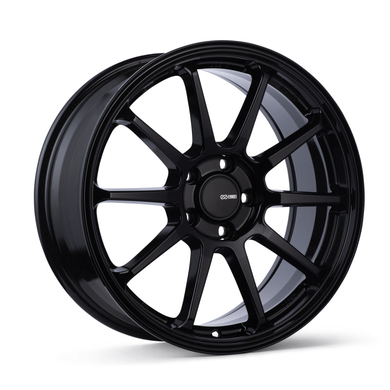 Enkei PX-10 16x7 5x100 45mm Offset 72.6mm Bore Gloss Black Wheel Enkei Wheels - Cast