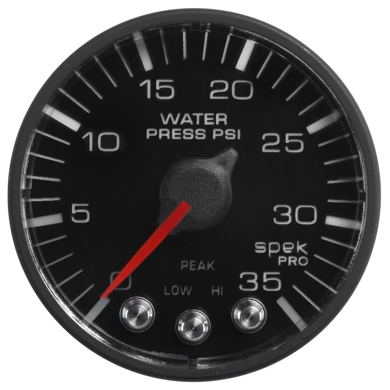 Autometer Spek-Pro 52.4mm 0-35 PSI Digital Stepper Motor Water Pressue Gauge AutoMeter Gauges