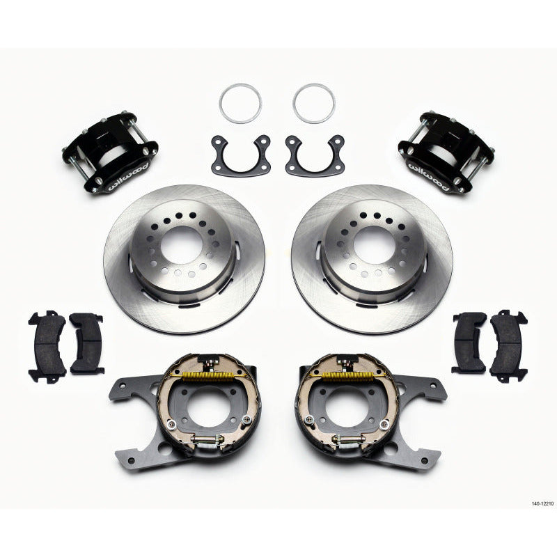 Wilwood D154 P/S Park Brake Kit Small Ford 2.66in Offset Wilwood Big Brake Kits