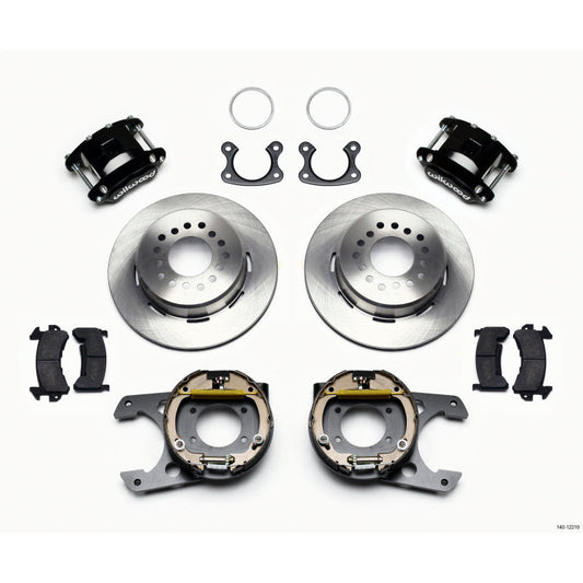 Wilwood D154 P/S Park Brake Kit Small Ford 2.66in Offset Wilwood Big Brake Kits