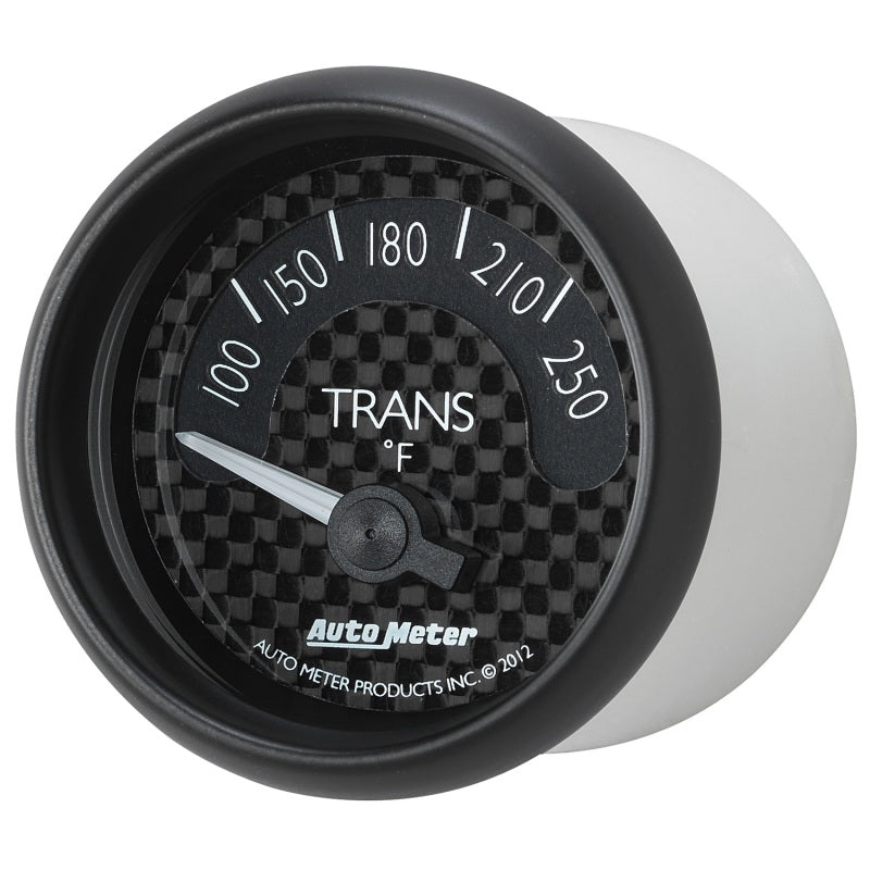 Autometer GT Series 52mm Short Sweep Electronic 100-250 Deg F Transmission Temperature AutoMeter Gauges