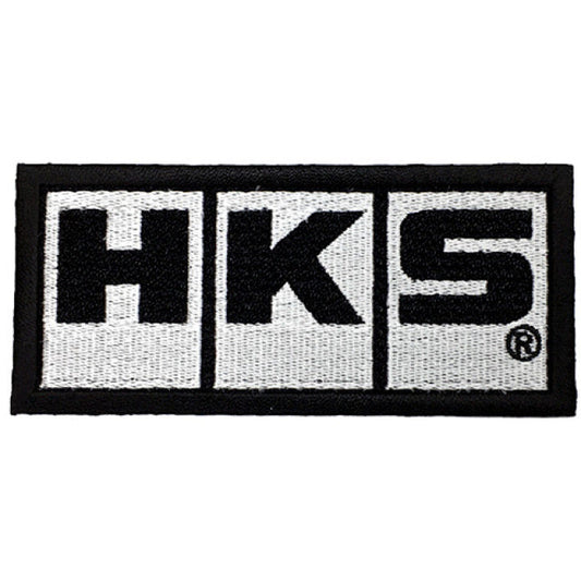 HKS PATCH HKS W105 WHITE HKS Uncategorized