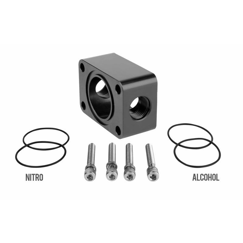 Aeromotive Spur Gear Pump Distribution Block - 2x AN-06 Aeromotive Fuel Systems