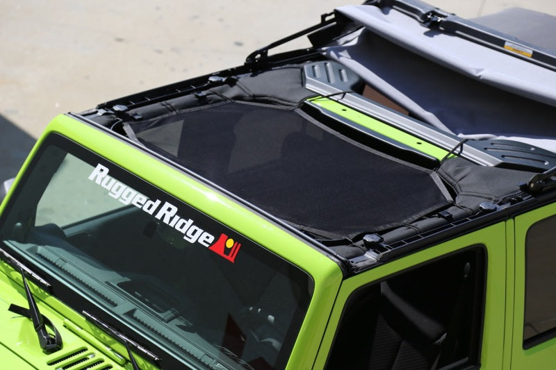 Rugged Ridge Eclipse Sun Shade Front 07-18 Jeep Wrangler JK Rugged Ridge Car Covers