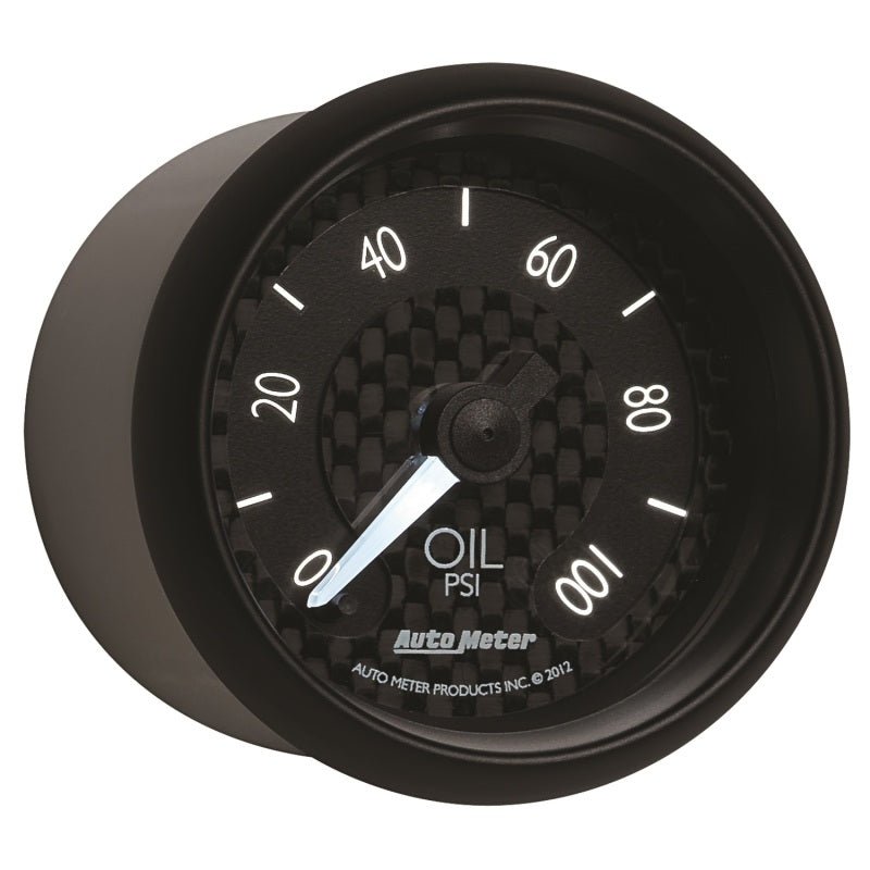 Autometer GT Series 52mm Full Sweep Electronic 0-100 PSI Oil Pressure Gauge AutoMeter Gauges