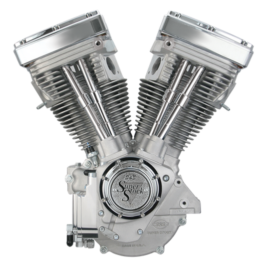 S&S Cycle 84-99 BT V80 Long Block Engine - Natural