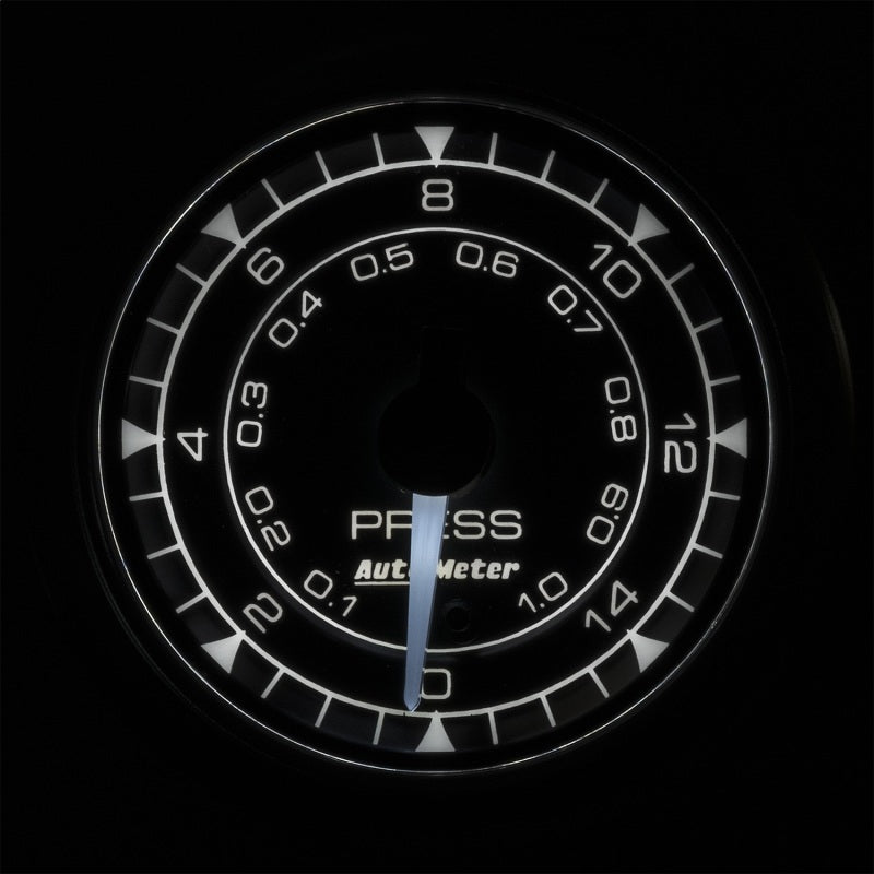Autometer Chrono 2-1/16in 15PSI Pressure Gauge AutoMeter Gauges