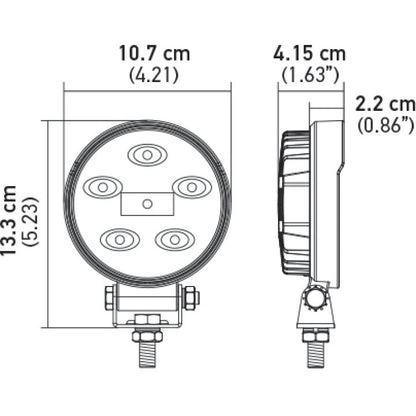 Hella ValueFit Work Light 5RD LED MV CR LT Hella Work Lights