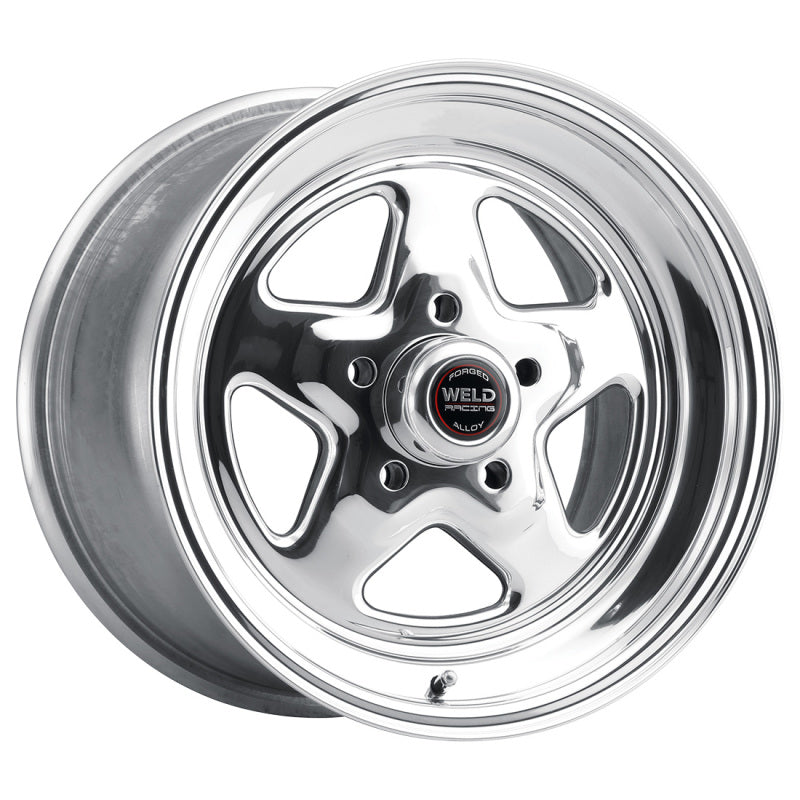 Weld ProStar 15x12 / 5x4.5 BP / 3.5in. BS Polished Wheel - Non-Beadlock Weld Wheels - Forged