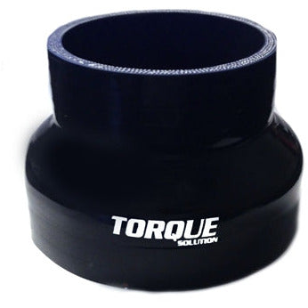 Torque Solution Transition Silicone Coupler: 3 inch to 4 inch Black Universal Torque Solution Silicone Couplers & Hoses