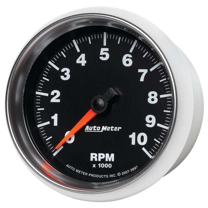 Autometer GS 3-3/8in 10000 RPM In-Dash Tachometer Gauge AutoMeter Gauges