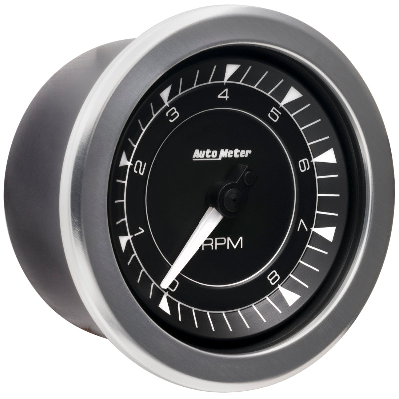 Autometer Chrono 3-3/8in 10k RPM In Dash Tachometer Gauge AutoMeter Gauges