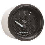 Autometer GT Series 52mm Short Sweep Electronic 0-90 ohms Fuel Level (For most 65-97 GM) AutoMeter Gauges