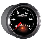 Autometer Sport-Comp II 2-1/16in Digital Voltometer Gauge - 18V AutoMeter Gauges