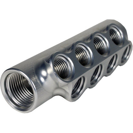 Aeromotive Fuel Distribution Log (10-Ports) (2) -10 AN/(8) -6 AN Aeromotive Fuel Manifolds