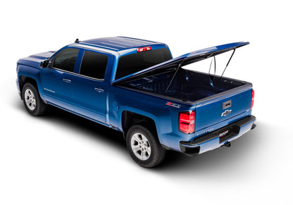 UnderCover 2021 Ford F-150 Crew Cab 5.5ft Lux Bed Cover - Antimatter Blue