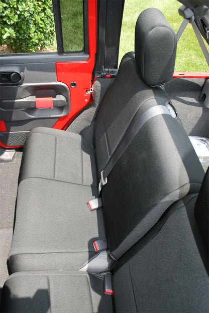 Rugged Ridge Neoprene Rear Seat Cover 07-18 Jeep Wrangler JKU Rugged Ridge Seats