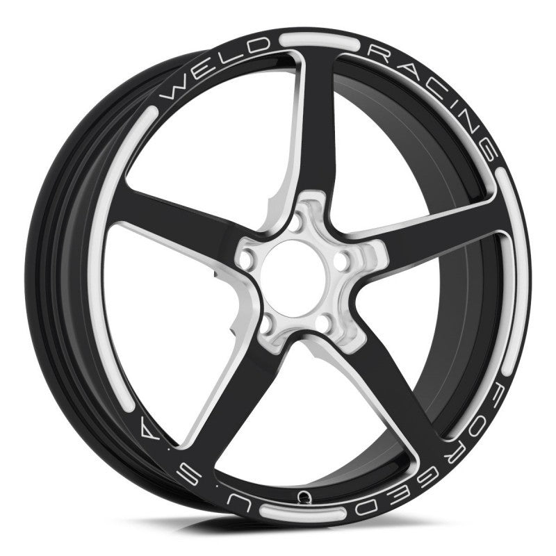 Weld Alumastar 1-Piece 18x6 / 5x115 BP / 2.7in. BS Black Wheel - Non-Beadlock Weld Wheels - Forged