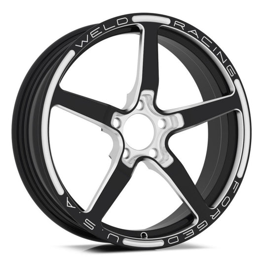 Weld Alumastar 1-Piece 18x6 / 5x4.75 BP / 2.7in. BS Black Wheel Weld Wheels - Forged