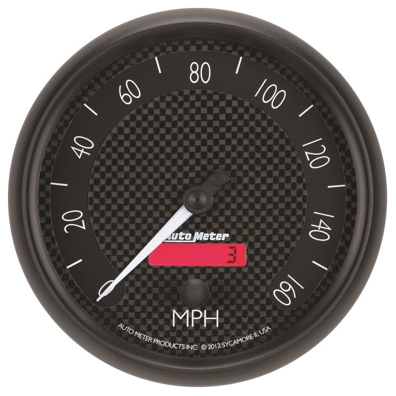 Autometer GT Series 5in In Dash 0-160 MPH Electronic Programmable Speedometer AutoMeter Gauges