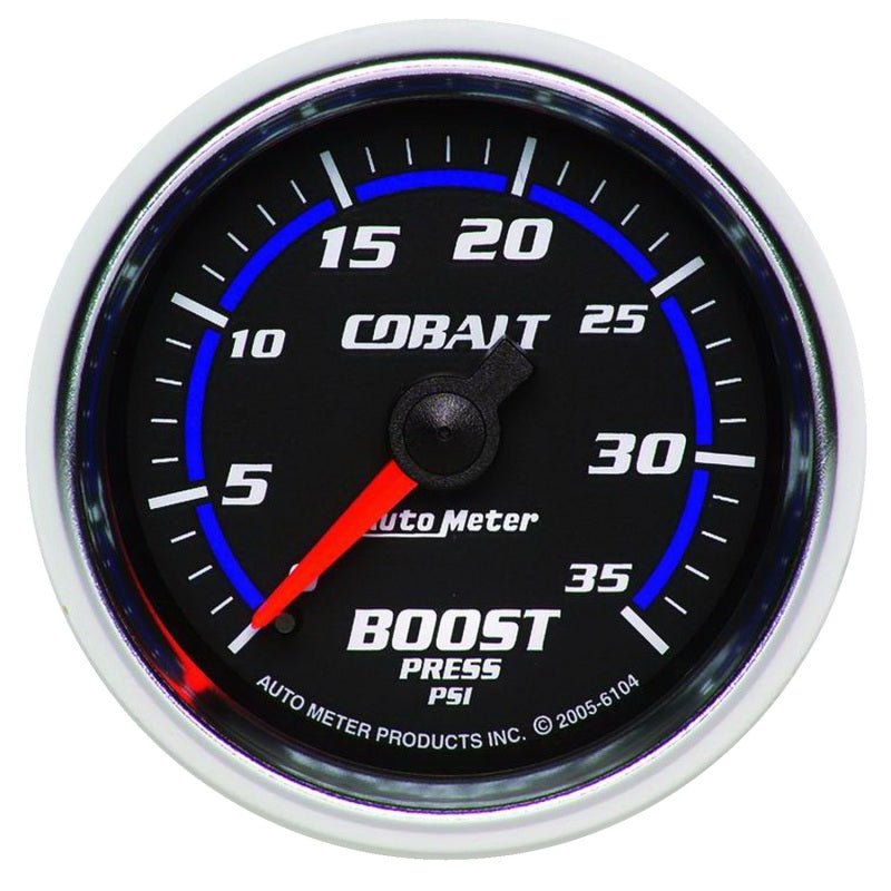 Autometer Cobalt 52mm 0-35 psi Mechanical Boost Gauge AutoMeter Gauges