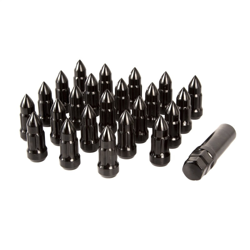 Rugged Ridge Lug Bullet Style Black 1/2-20 Rugged Ridge Lug Nuts