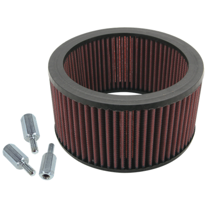 S&S Cycle Super E/G Carbs High Flow Air Filter Kit w/ Spacers For S&S Teardrop Air Cleaner