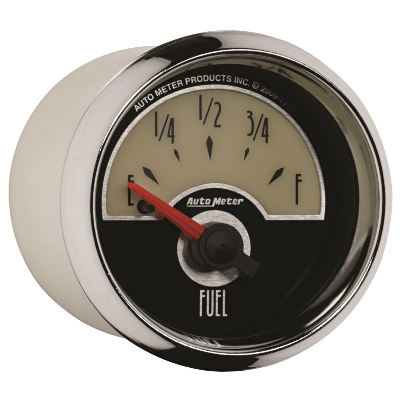 AutoMeter Gauge Fuel Level 2-1/16in. 240 Ohm(e) to 33 Ohm(f) Elec Cruiser AutoMeter Gauges