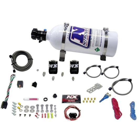 Nitrous Express Universal Fly By Wire Single Nozzle Nitrous Kit w/5lb Bottle (Incl TPS Switch)