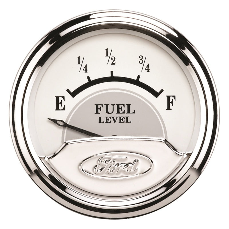 AutoMeter Gauge Fuel Level 2-1/16in. 240 Ohm(e) to 33 Ohm(f) Elec Ford Masterpiece AutoMeter Gauges