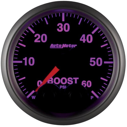 Autometer Elite 52mm 0-60 PSI Boost Peak & Warn w/ Electronic Control Gauge AutoMeter Gauges