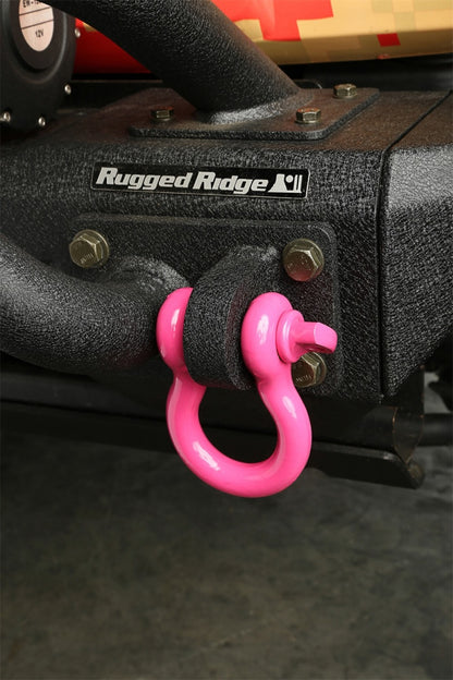 Rugged Ridge Pink 9500lb 3/4in D-Shackle Rugged Ridge Shackle Kits