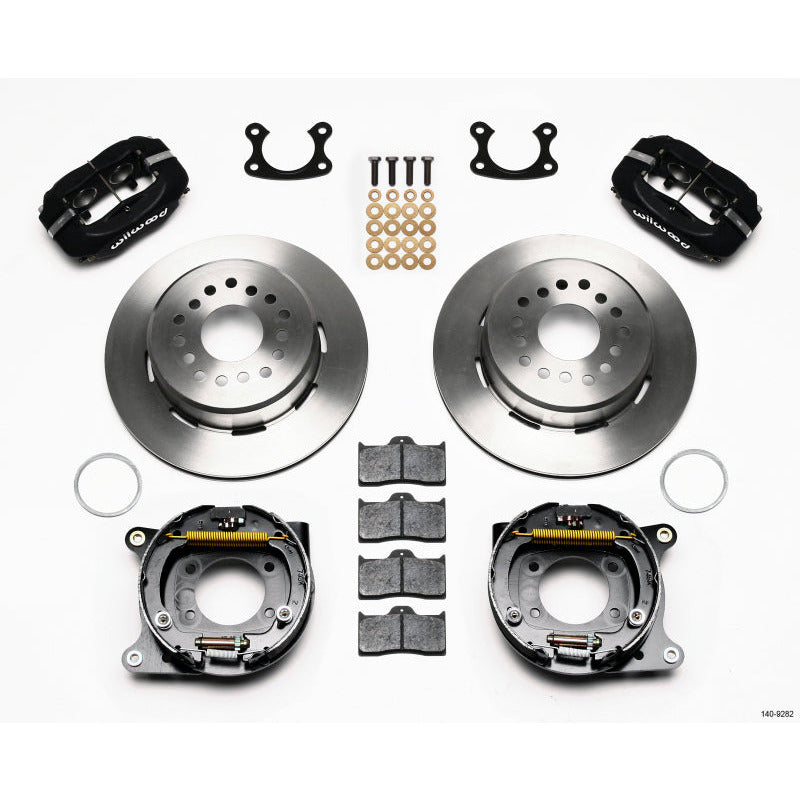 Wilwood Forged Dynalite P/S Park Brake Kit Small Ford 2.50in Offset Wilwood Big Brake Kits