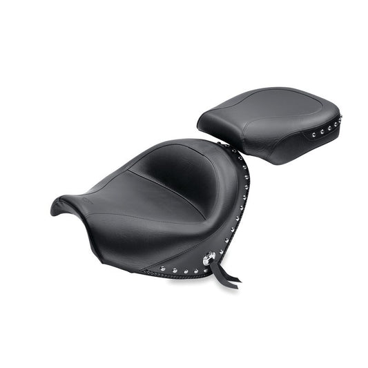 Mustang 09-21 Suzuki Boulevard C50 & C50T Standard Touring 2PC Seat - Black