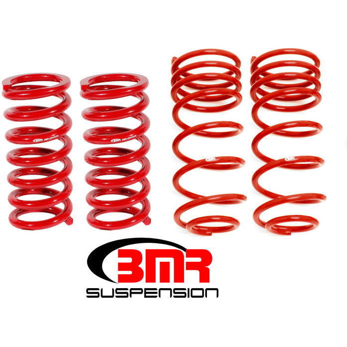 BMR 82-82 3rd Gen F-Body Lowering Spring Kit (Set Of 4) - Red BMR Suspension Lowering Springs