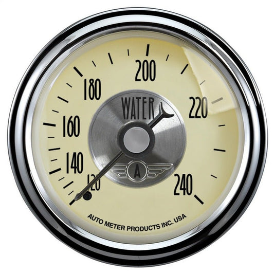 Autometer Prestige Series 52mm 120-240 Deg F Mechanical Water Temperature Gauge AutoMeter Gauges