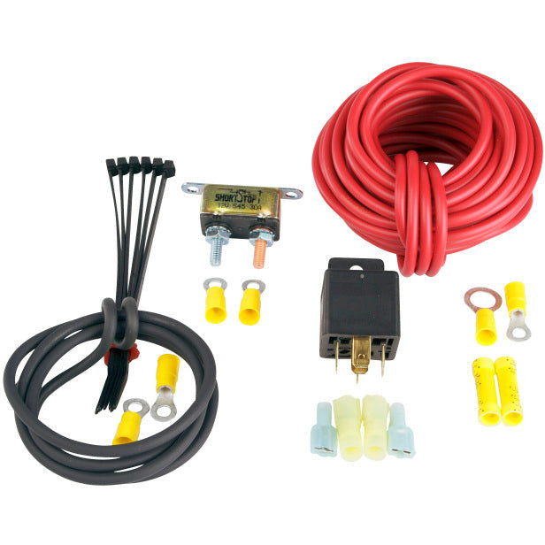 Aeromotive 30 Amp Fuel Pump Wiring Kit (Incl. Relay/Breaker/Wire/Connectors) Aeromotive Wiring Harnesses